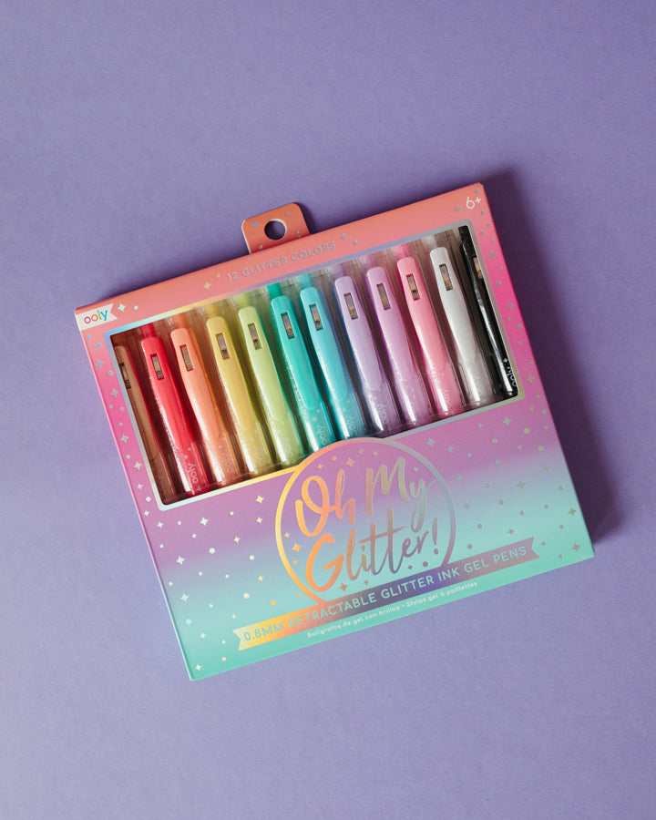 Oh My Glitter! Gel Pens - Set of 12 by OOLY