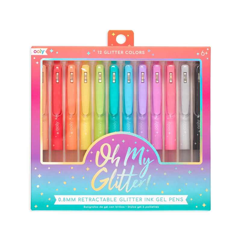 Oh My Glitter Gel Pens set of 12