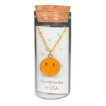 Happy Face Necklace in Jar