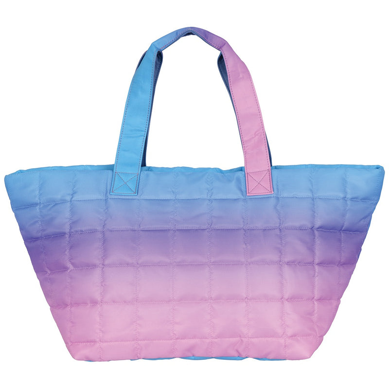 Purple Ombre Quilted Overnight Bag