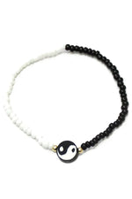Yin Yang Beaded Bracelet