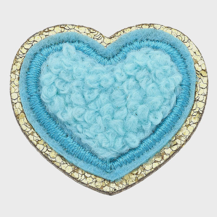 Chenille Sm Heart Patch
